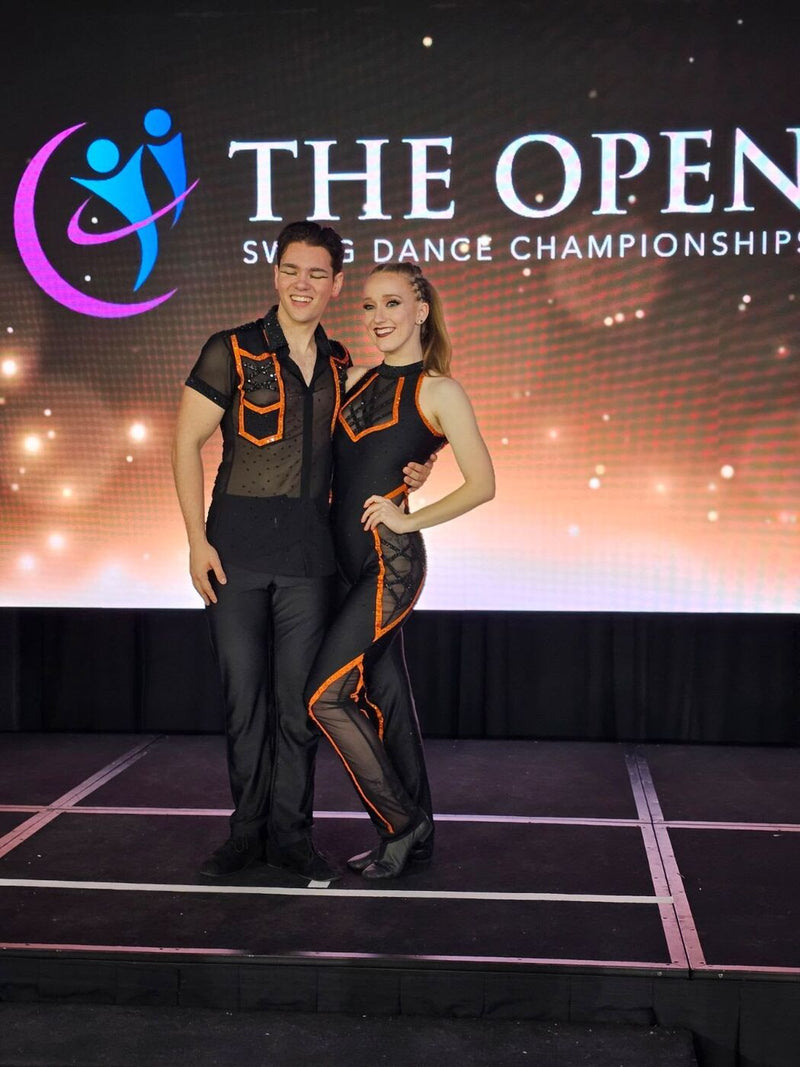 Custom ballroom dance outfits built for competition couples